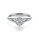 Pierścionek białe złoto z diamentami AJPZ_075